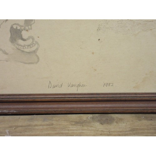 947 - David Vaughan (British Contemporary); Centurian' watercolour, signed signed and dated 1982, 65cm x 6... 