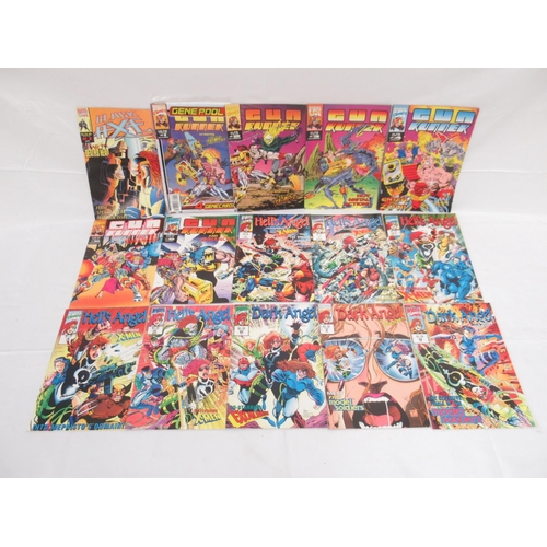 1466 - Marvel - assorted collection of Marvel comics to include: Super Soldiers (1993) #1-8, Warheads (1992... 