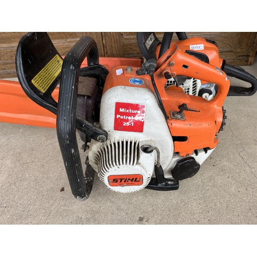 1601 - Pair of STIHL petrol chainsaws, A/F