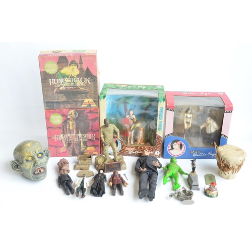 18 - Please read description carefully. Collection of fantasy models and action figures to include 2x box... 