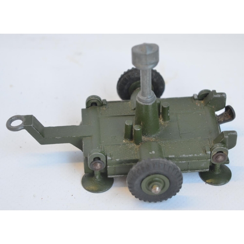 29 - Collection of vintage Dinky diecast military vehicles to include Mighty Antar tank transporter with ... 