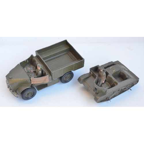 30 - Collection of modern and vintage mostly diecast military vehicle models to include vintage Britain's... 