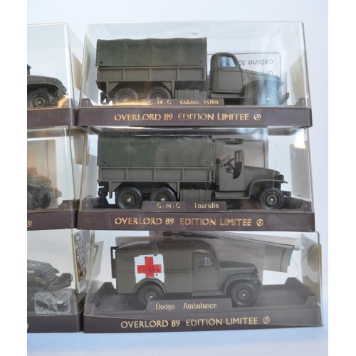 32 - Twelve limited edition 1/50 scale 'Overlord 89' diecast WWII military vehicles from Solido. Models a... 