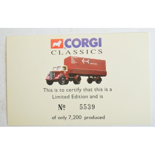 37 - Six 1/50 scale limited and Premium edition diecast commercial vehicle models from Corgi to include 4... 