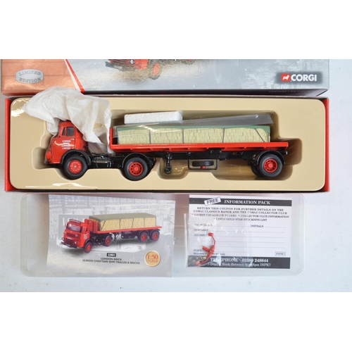 37 - Six 1/50 scale limited and Premium edition diecast commercial vehicle models from Corgi to include 4... 