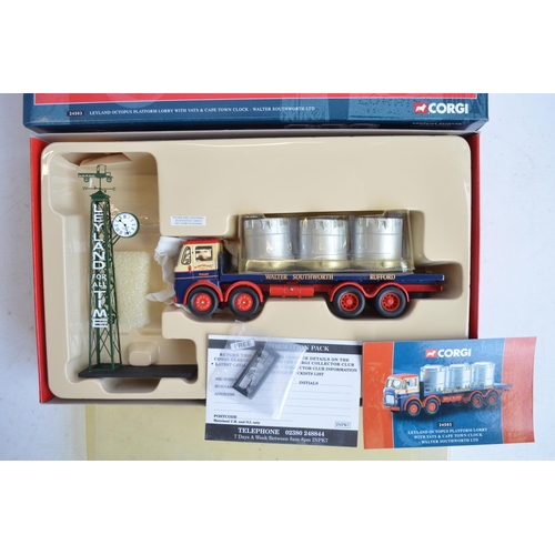 38 - Five 1/50 scale diecast limited edition commercial vehicle model sets from Corgi to include Passage ... 