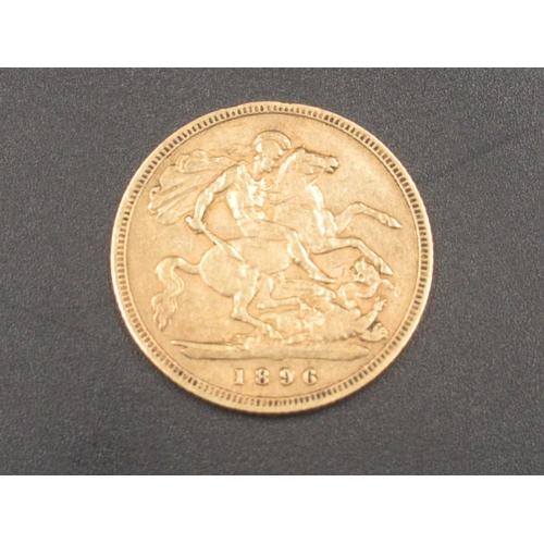 137 - Queen Victoria 1896 Half-Sovereign