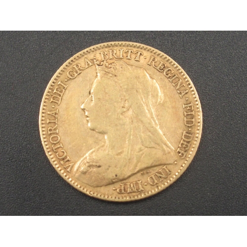 137 - Queen Victoria 1896 Half-Sovereign