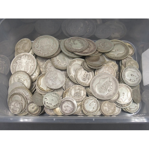 141 - Collection of Pre-1920 Half-Crowns, Florins, Shillings etc. (gross 22.08 ozt.)