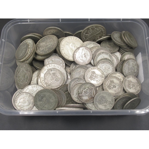 142 - Collection of Post 1920/Pre- 1946 silver content Half-Crowns, Florins, Shillings etc. (gross 55.42oz... 