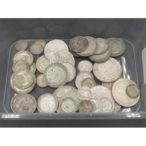 145 - Collection of assorted pre-1947 silver content GB coins (gross  8.13ozt.)