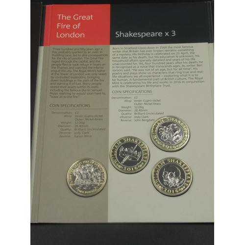 152 - The Royal Mint - 2016 United Kingdom Annual Coin Set, 16 coin set, in original sleeve