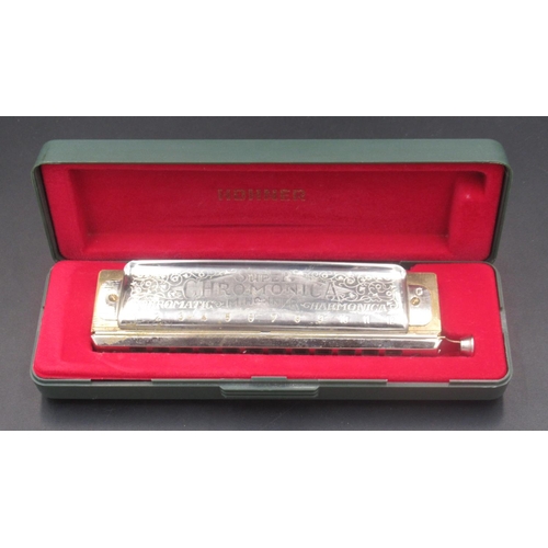 189 - Hohner Chromonica 270 harmonica in original box