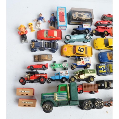 41 - Collection of model vehicles, mostly diecast from EFSI, Matchbox, Burago, Franklin Mint, a charming ... 