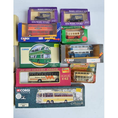 45 - Collection of diecast bus and commercial vehicle models to include 1/50 scale limited editions from ... 