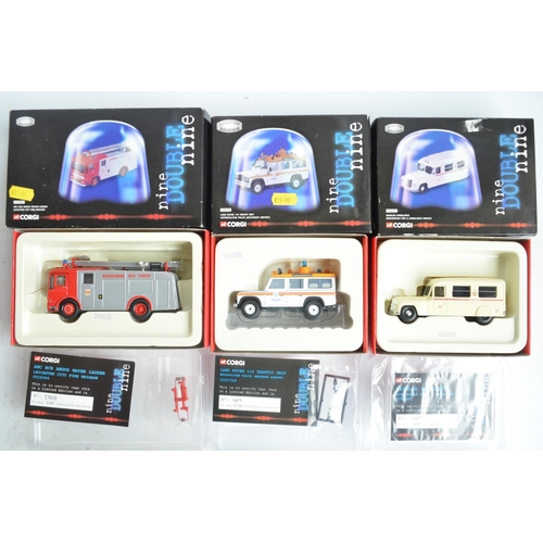 46 - Eighteen diecast fire and emergency vehicles from Corgi to include 15x 1/50 scale 'Nine Double Nine'... 