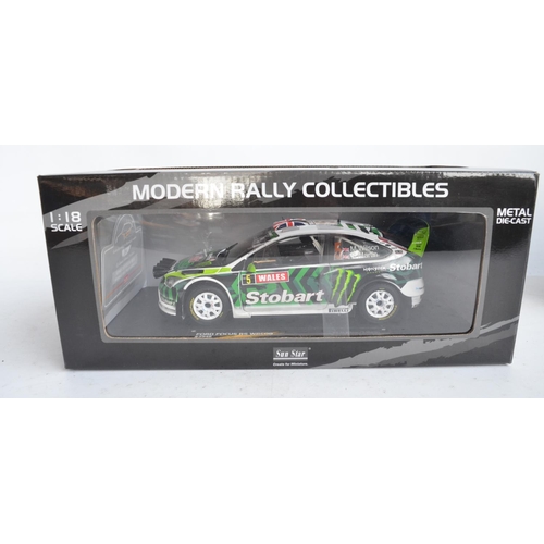 49 - Boxed Sun Star 1/18 scale limited edition diecast Ford Focus RS WRC08 model car, item no SUN3948 #5 ... 