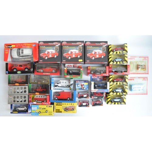 60 - Collection of mostly diecast model cars, various manufacturers and scales to include 3x Corgi 1/43 s... 