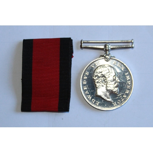 209 - Natal Medal 1906. To Driver E. Jackson. Transport Service Corps