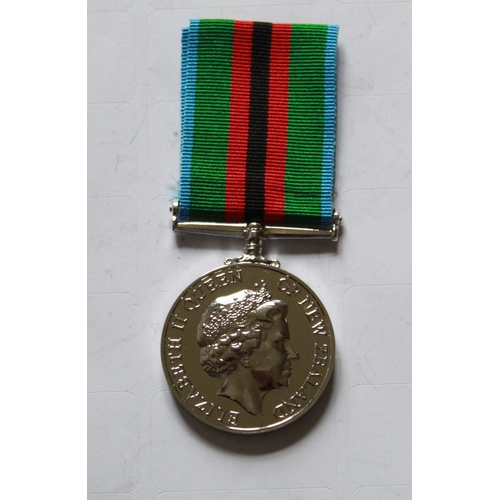 222 - New Zealand General Service Medal, for service in Afghanistan. Unnamed.