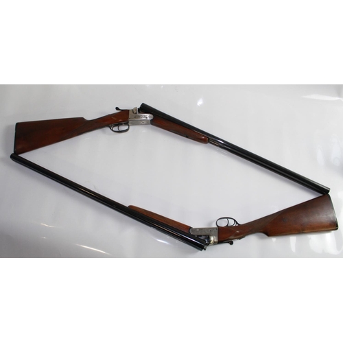 334 - Two Laurona  Side by Side Shotguns. Double trigger Ejectors.  Barrel Lengths 28ins and 28 1/4 ins. L... 