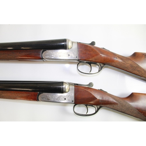 334 - Two Laurona  Side by Side Shotguns. Double trigger Ejectors.  Barrel Lengths 28ins and 28 1/4 ins. L... 