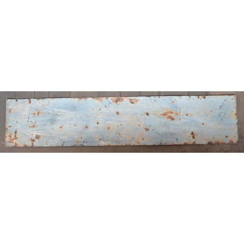 112 - WITHDRAWN Enamel steel plate advertising sign for Inchek tyres, 183x38cm