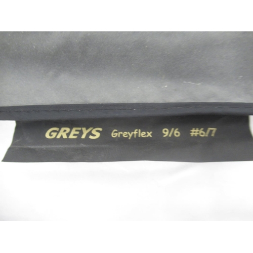 266 - A pair of Greys Greyflex two-section cork-handled fly fishing rods in good condition, both in origin... 