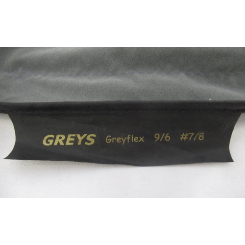 266 - A pair of Greys Greyflex two-section cork-handled fly fishing rods in good condition, both in origin... 