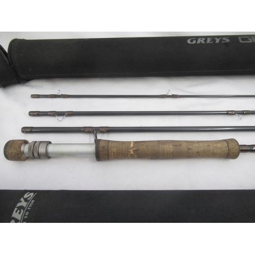 278 - Pair of Greys three-section fly fishing rods. To include a GRXi 10' 7/8 in very good condition, comp... 