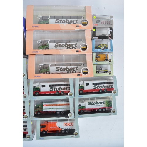 66 - Thirty one boxed 1/76 scale (OO gauge) vehicle models from Oxford Diecast to include 9x Eddie Stobar... 