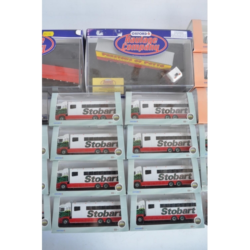 66 - Thirty one boxed 1/76 scale (OO gauge) vehicle models from Oxford Diecast to include 9x Eddie Stobar... 