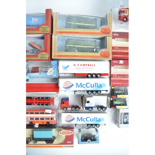 68 - Mixed collection of diecast model vehicles, mostly 1/76 (OO gauge) but also including 1/87 (HO gauge... 