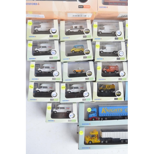 69 - Forty boxed 1/148 scale (N gauge) diecast model vehicles from Oxford diecast, mostly modern types in... 