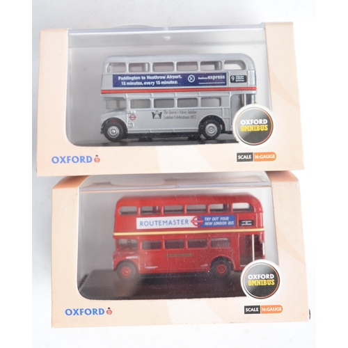 69 - Forty boxed 1/148 scale (N gauge) diecast model vehicles from Oxford diecast, mostly modern types in... 