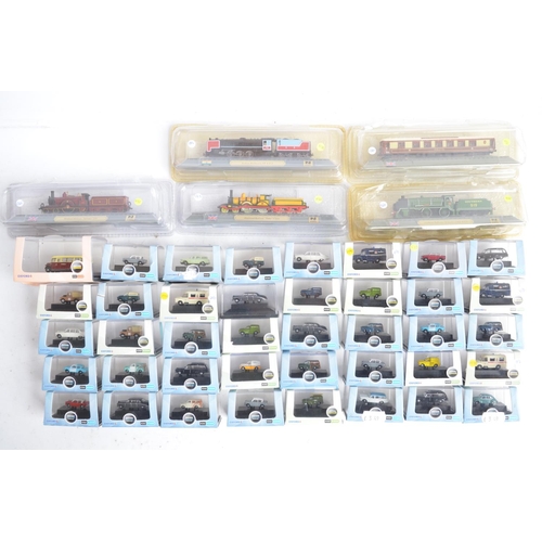 70 - Forty boxed 1/148 scale (N gauge) diecast model vehicles from Oxford Diecast, mostly vintage types i... 