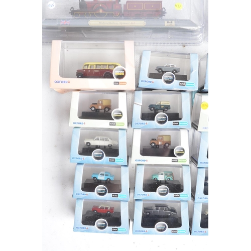 70 - Forty boxed 1/148 scale (N gauge) diecast model vehicles from Oxford Diecast, mostly vintage types i... 