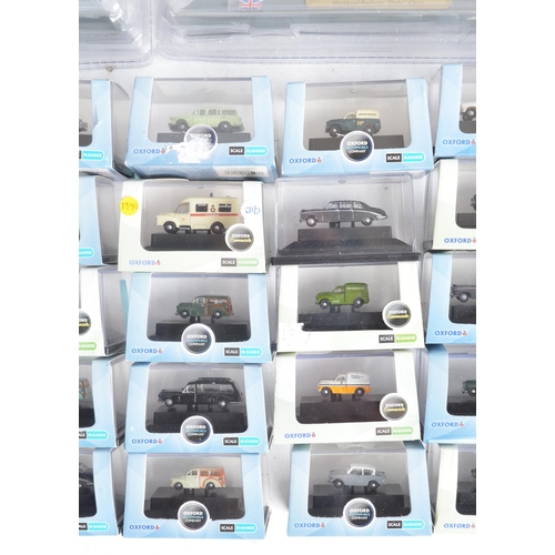 70 - Forty boxed 1/148 scale (N gauge) diecast model vehicles from Oxford Diecast, mostly vintage types i... 