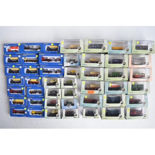 71 - Forty six boxed 1/148 scale (N gauge) diecast model vehicles from Oxford Diecast and B-T Models, mos... 