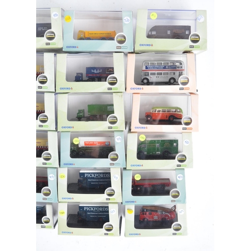 71 - Forty six boxed 1/148 scale (N gauge) diecast model vehicles from Oxford Diecast and B-T Models, mos... 