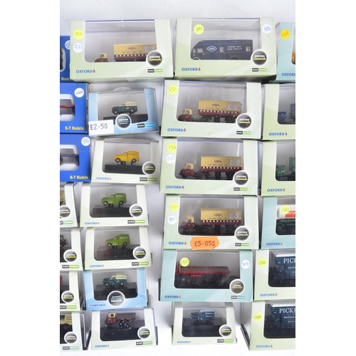 71 - Forty six boxed 1/148 scale (N gauge) diecast model vehicles from Oxford Diecast and B-T Models, mos... 