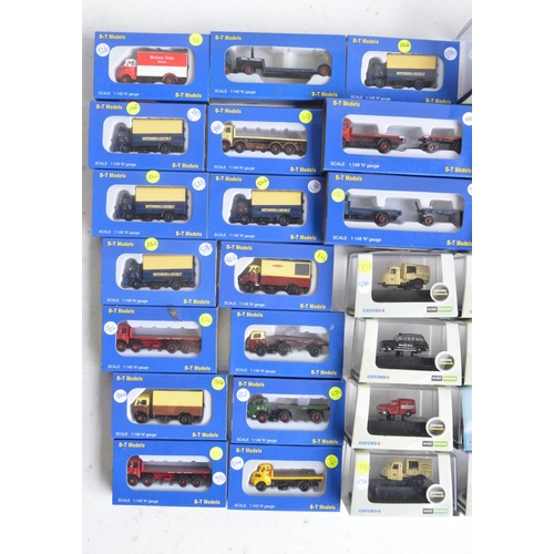 71 - Forty six boxed 1/148 scale (N gauge) diecast model vehicles from Oxford Diecast and B-T Models, mos... 