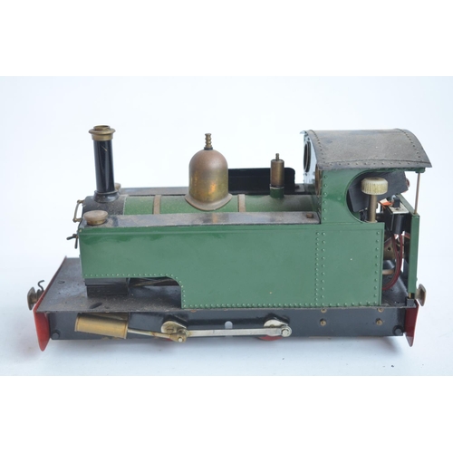 75 - 32mm G gauge outdoor metal narrow 0-4-0 model steam locomotive with added remote control functions, ... 