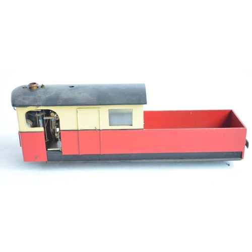 76 - 32mm G gauge outdoor metal narrow railcar model steam locomotive with added remote control functions... 