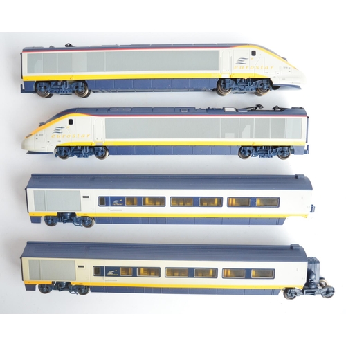 85 - Collection of OO and HO gauge high speed train models (all unboxed) to include Hornby OO South Easte... 