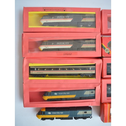 86 - Collection of OO gauge train models from Hornby and Triang to include BR InterCity 125s with power a... 