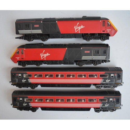 86 - Collection of OO gauge train models from Hornby and Triang to include BR InterCity 125s with power a... 