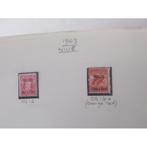 183 - Prinz folder cont. stamps from the Ross Dependency, Tokelau, Niue, Western Samoa & Cook Islands, cov... 