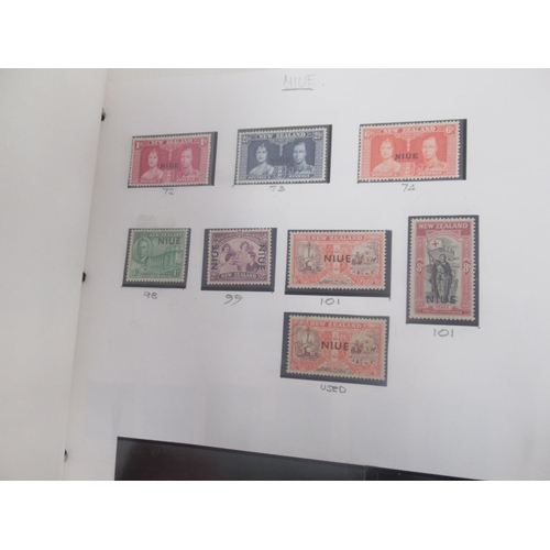 183 - Prinz folder cont. stamps from the Ross Dependency, Tokelau, Niue, Western Samoa & Cook Islands, cov... 