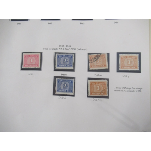 184 - Folder of Postage Due New Zealand stamps from 1899 onwards, Folder of New Zealand stamps, New Zealan... 